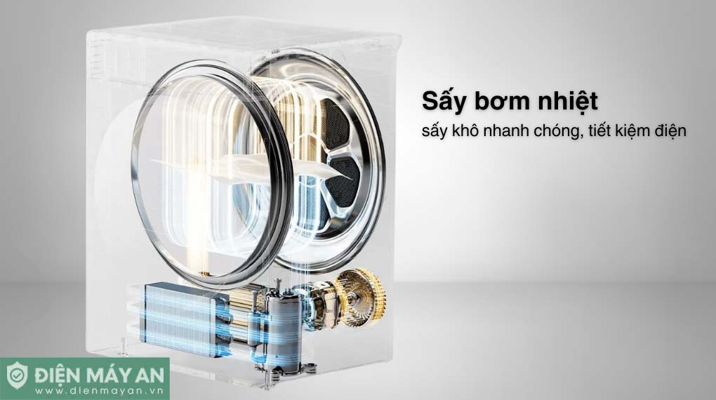 Máy sấy bơm nhiệt Toshiba 10 kg TD-BP110GHV(MG)